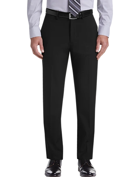 Haggar Premium 4-Way Stretch Dress Pants, Light Gray 3 Haggar Premium 4-Way Stretch Dress Pants, Light Gray