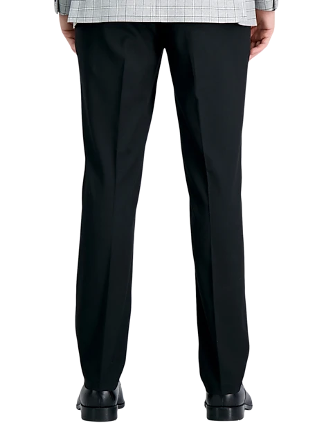 J.M. Haggar Premium 4-Way Stretch Classic Fit Dress Pants, Sand Sharkskin 4 J.M. Haggar Premium 4-Way Stretch Classic Fit Dress Pants, Sand Sharkskin - Image 2
