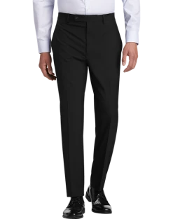 Lauren By Ralph Lauren Classic Fit Dress Pants, Black
