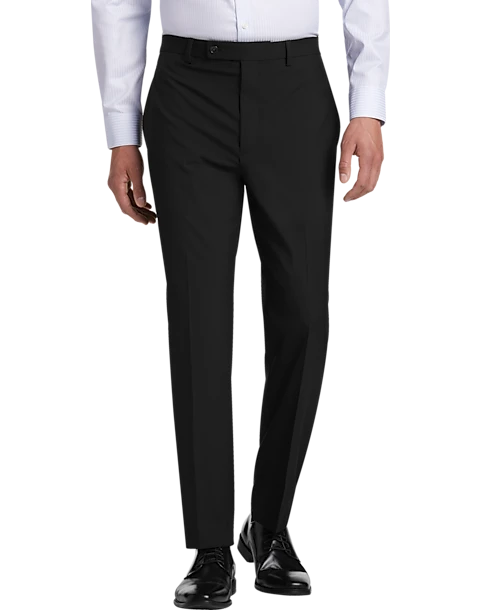 Lauren By Ralph Lauren Classic Fit Dress Pants, Black 3 Lauren By Ralph Lauren Classic Fit Dress Pants, Black