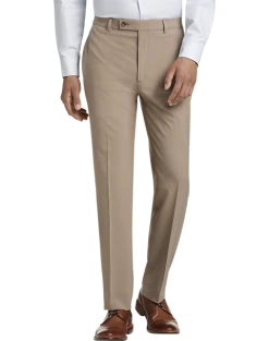 Lauren By Ralph Lauren Classic Fit Dress Pants, Tan