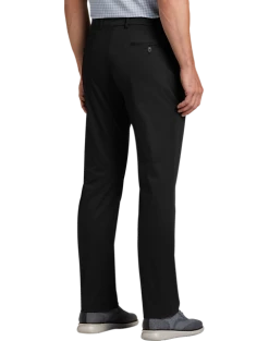 Michael Strahan Modern Fit Flex Dress Pants, Black 5 Michael Strahan Modern Fit Flex Dress Pants, Black -&Collar Shop MW40 22PG 02 MICHAEL STRAHAN BLACK SOLID ALT1 1