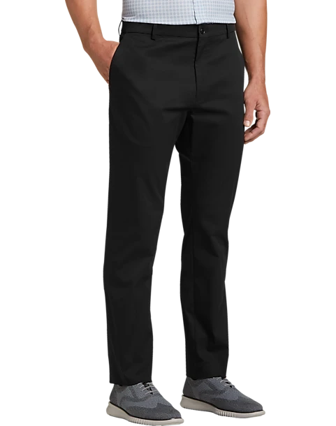 Michael Strahan Modern Fit Flex Dress Pants, Black 3 Michael Strahan Modern Fit Flex Dress Pants, Black