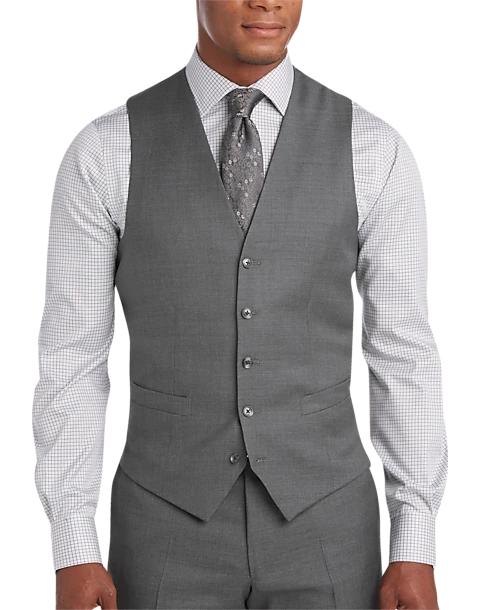 Joseph Abboud Black Modern Fit Suit Separates Vest 3 Joseph Abboud Black Modern Fit Suit Separates Vest
