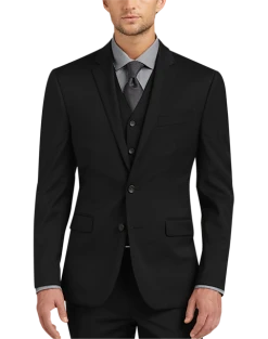 Awearness Kenneth Cole AWEAR-TECH Slim Fit Suit, Black -&Collar Shop MW40 31K3 02 AWEARNESS BY KENNETH COLE BLACK ALT2 3