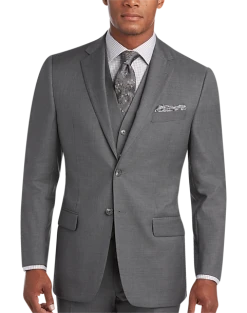Joseph Abboud Modern Fit Suit, Gray -&Collar Shop MW40 350M 04 JOSEPH ABBOUD HERITAGE GRAY SOLID ALT4