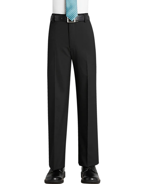 Joseph Abboud Boys Black Suit Separates Pants, Husky 3 Joseph Abboud Boys Black Suit Separates Pants, Husky