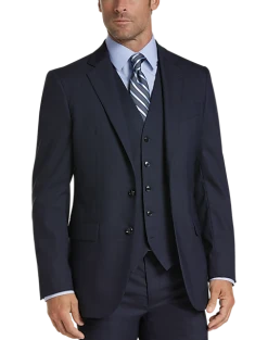 Joseph Abboud Modern Fit Suit Separates Coat, Charcoal Tic -&Collar Shop MW40 3H6M 70 JOSEPH ABBOUD BLUE TIC ALT6 1