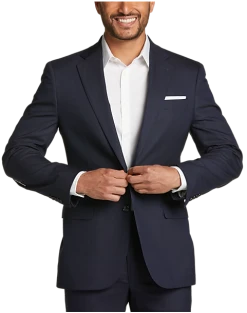 Joseph Abboud Modern Fit Suit Separates Coat, Blue Tic -&Collar Shop MW40 3H6M 70 JOSEPH ABBOUD BLUE TIC ALT7 2