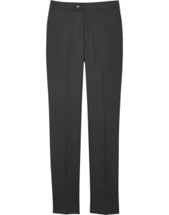 Joseph Abboud Charcoal Tic Slim Fit Suit Separates Pants