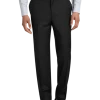 Michael Strahan Classic Fit Suit Separates Pants, Black 2 Michael Strahan Classic Fit Suit Separates Pants, Black -&Collar Shop MW40 3V4K 02 MICHAEL STRAHAN BLACK SOLID NEW MAIN