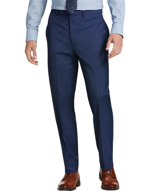 Michael Strahan Classic Fit Suit Separates Pants, Postman Blue 3 Michael Strahan Classic Fit Suit Separates Pants, Postman Blue