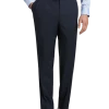 Pronto Uomo Platinum Modern Fit Suit Separates Slacks, Navy Sharkskin -&Collar Shop MW40 3V92 81 PRONTO UOMO PLATINUM NAVY SHARKSKIN NEW MAIN