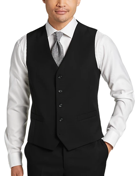 Pronto Uomo Platinum Suit Separates Vest, Charcoal Gray 3 Pronto Uomo Platinum Suit Separates Vest, Charcoal Gray