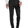 Calvin Klein Skinny Fit Suit Separates Pants, Black -&Collar Shop MW40 3V9K 02 CALVIN KLEIN SKINNY BLACK SOLID NEW MAIN