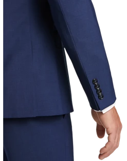 Calvin Klein Skinny Fit Suit Separates Coat, Blue -&Collar Shop MW40 3V9M 14 CALVIN KLEIN SKINNY BLUE NEW ALT1