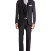 Lauren By Ralph Lauren Classic Fit Suit Separates Pants, Navy -&Collar Shop MW40 3VDK 01 LAUREN BY RALPH LAUREN NAVY SOLID MAIN