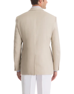 Lauren By Ralph Lauren Sage Classic Fit Linen Suit Separates -&Collar Shop MW40 3VDP 05 LAUREN BY RALPH LAUREN TAN SOLID ALT1