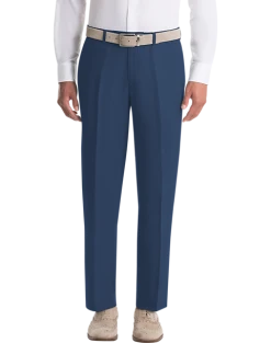Lauren By Ralph Lauren Classic Fit Linen Suit Separates Pants, Navy