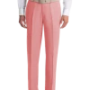 Lauren By Ralph Lauren Classic Fit Linen Suit Separates Pants, Red -&Collar Shop MW40 3VDT 11 LAUREN BY RALPH LAUREN RED MAIN