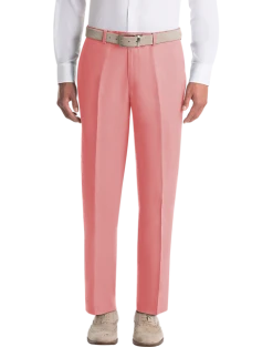 Lauren By Ralph Lauren Classic Fit Linen Suit Separates Pants, Red