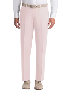 Lauren By Ralph Lauren Classic Fit Linen Suit Separates Pants, Pink