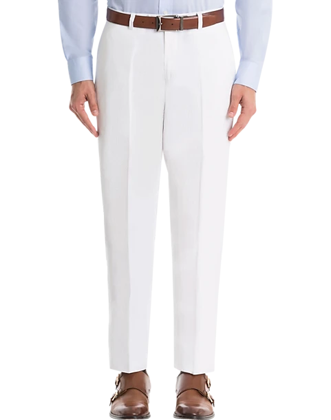 Lauren By Ralph Lauren Classic Fit Linen Suit Separates Pants, White 3 Lauren By Ralph Lauren Classic Fit Linen Suit Separates Pants, White