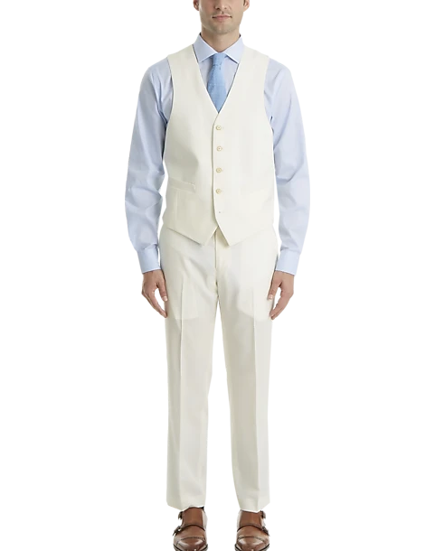 Lauren By Ralph Lauren Classic Fit Suit Separates Vest, Cream