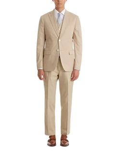 Lauren By Ralph Lauren Classic Fit Suit Separates Pants, Tan