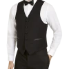 Lauren By Ralph Lauren Classic Fit Suit Separates Tuxedo Vest, Black -&Collar Shop MW40 3VFF 10 LAUREN BY RALPH LAUREN FORMAL MAIN