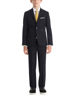 Lauren By Ralph Lauren Boys (Sizes 4-7) Suit Separates Pants, Light Gray Sharkskin