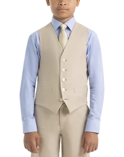 Lauren By Ralph Lauren Boys (Sizes 4-7) Suit Separates Vest, Tan