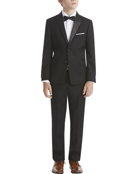 Lauren By Ralph Lauren Boys (Sizes 8-20) Suit Separates Tuxedo Pants, Black 6 Lauren By Ralph Lauren Boys (Sizes 8-20) Suit Separates Tuxedo Pants, Black - Image 4