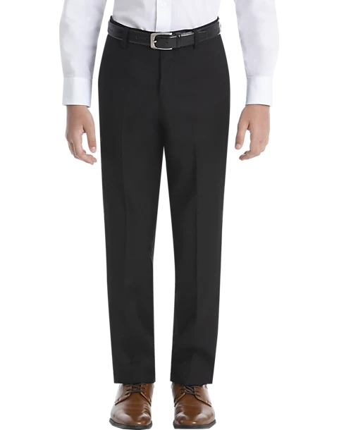 Lauren By Ralph Lauren Boys (Sizes 8-20) Suit Separates Tuxedo Pants, Black 3 Lauren By Ralph Lauren Boys (Sizes 8-20) Suit Separates Tuxedo Pants, Black