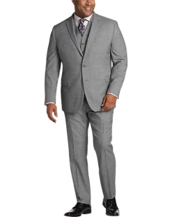 Awearness Kenneth Cole AWEAR-TECH Slim Fit Suit Separates Coat, Black & White Sharkskin