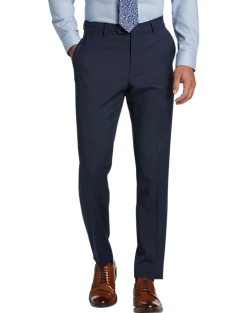 Tommy Hilfiger Modern Fit Suit Separates Pant, Blue Sharkskin