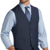 Tommy Hilfiger Modern Fit Suit Separates Vest, Blue Sharkskin -&Collar Shop MW40 3W6F 56 TOMMY HILFIGER BLUE SHARKSKIN MAIN
