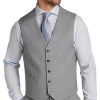 Tommy Hilfiger Modern Fit Suit Separates Vest, Gray Sharkskin 2 Tommy Hilfiger Modern Fit Suit Separates Vest, Gray Sharkskin -&Collar Shop MW40 3W6F 78 TOMMY HILFIGER BLACK WHITE SHARKSKIN MAIN