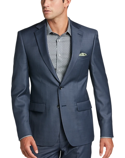 Calvin Klein X-Fit Slim Fit Suit Separates Coat, Gray Sharkskin 3 Calvin Klein X-Fit Slim Fit Suit Separates Coat, Gray Sharkskin