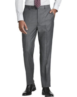Calvin Klein X-Fit Slim Fit Suit Separates Pants, Gray Sharkskin