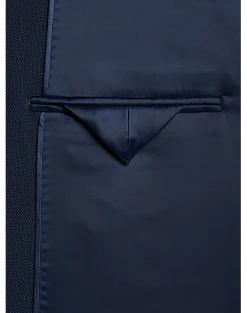 Calvin Klein X-Fit Slim Fit Suit Separates Coat, Blue Tic -&Collar Shop MW40 3W71 70 CALVIN KLEIN BLUE TIC ALT3