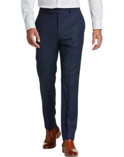 Calvin Klein X-Fit Slim Fit Suit Separates Pants, Blue Tic