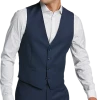Calvin Klein X-Fit Slim Fit Suit Separates Vest, Blue Tic -&Collar Shop MW40 3W75 70 CALVIN KLEIN BLUE TIC MAIN