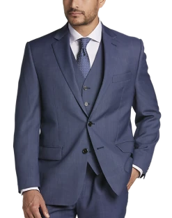 Lauren By Ralph Lauren Classic Fit Suit Separates Coat, Blue Tic -&Collar Shop MW40 3W7G 70 LAUREN BY RALPH LAUREN BLUE TIC ALT5