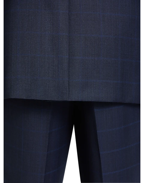 Lauren By Ralph Lauren Classic Fit Suit Separates, Blue Plaid 4 Lauren By Ralph Lauren Classic Fit Suit Separates, Blue Plaid - Image 2