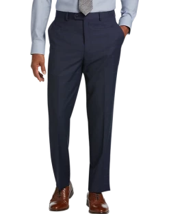 Lauren By Ralph Lauren Classic Fit Suit Separates Pant, Blue Plaid