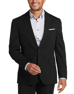 Awearness Kenneth Cole Knit Slim Fit Suit Separates Coat, Black
