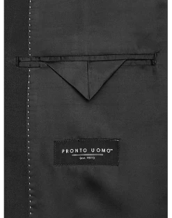 Pronto Uomo Modern Fit Suit Separates, Gray -&Collar Shop MW40 3WCP 17 PRONTO UOMO CHARCOAL GRAY ALT2