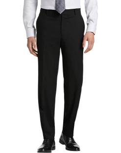 Pronto Uomo Modern Fit Suit Separate Pants, Black