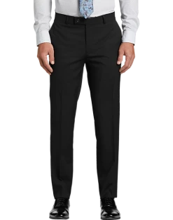 Wilke-Rodriguez Slim Fit Suit Separates Pants, Black Grid